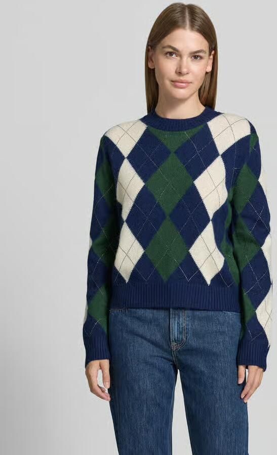 Guess Regular fit gebreide pullover van katoenmix model 'GRACIE' - Foto 2