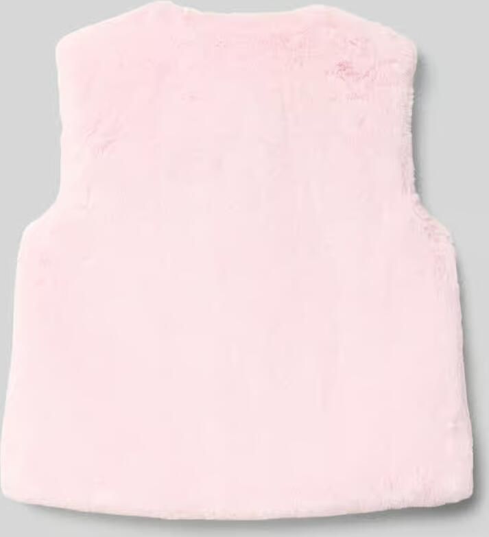 Guess Regular fit gilet met imitatiebont en V-hals