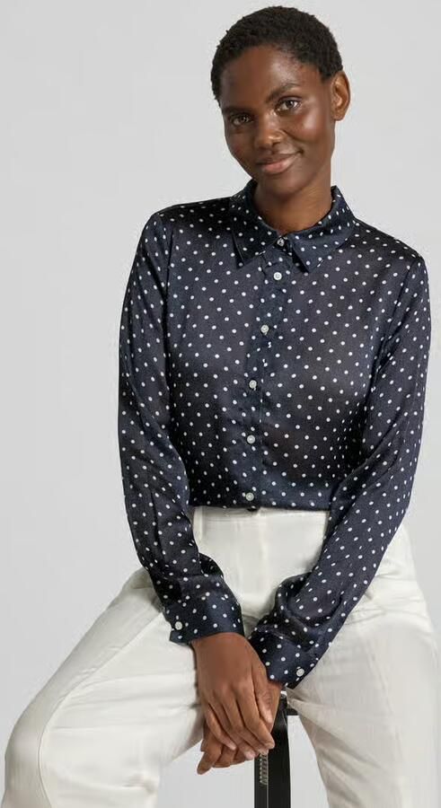 Guess regular fit overhemdblouse in semitransparant design - Foto 2