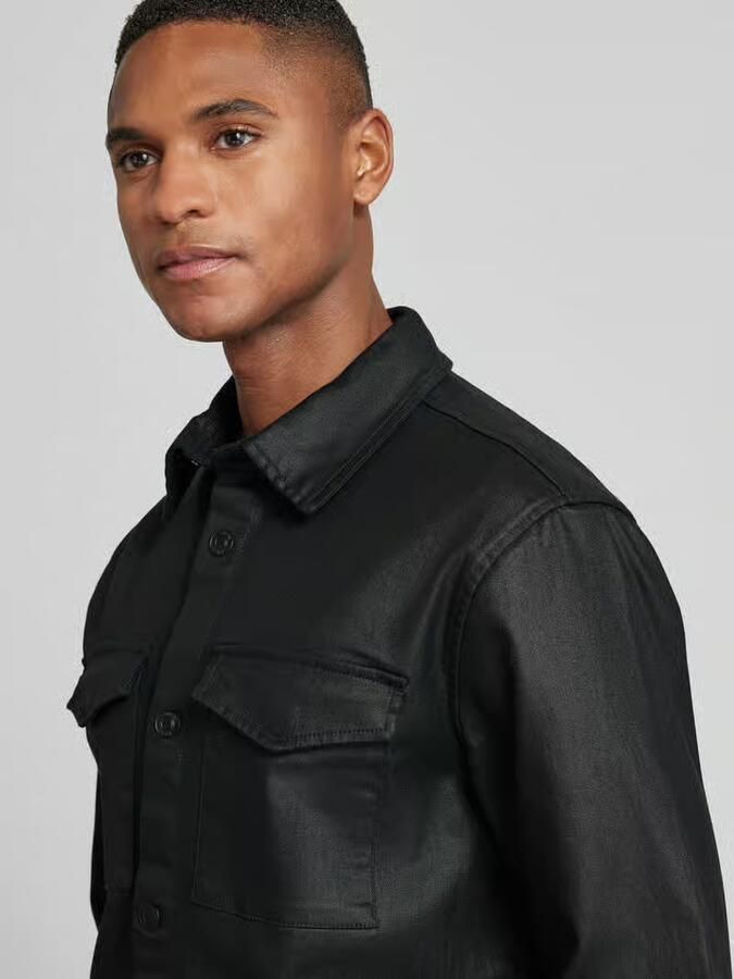 Guess Regular fit overhemdjack met borstzakken model 'THEO' - Foto 2
