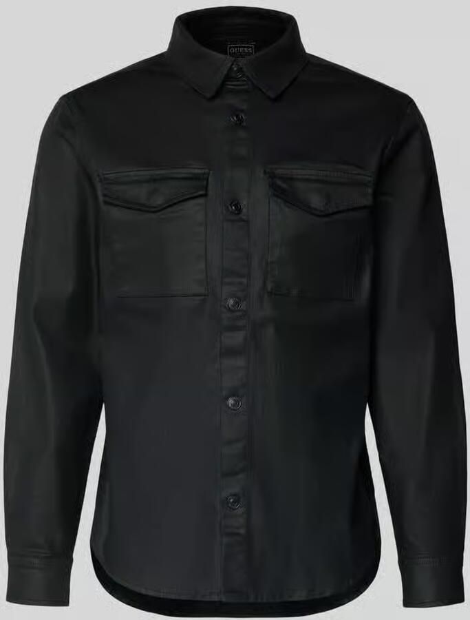 Guess Regular fit overhemdjack met borstzakken model 'THEO'