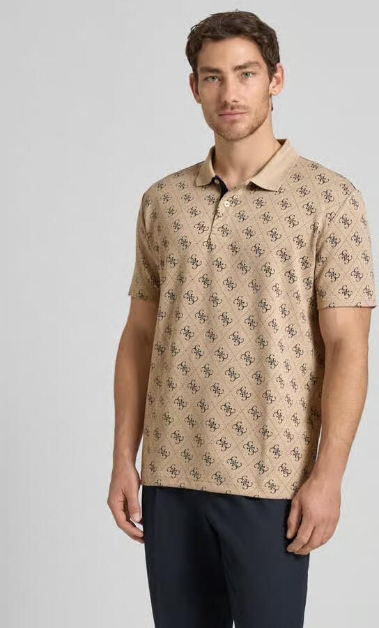 Guess regular fit poloshirt met logomotief - Foto 3