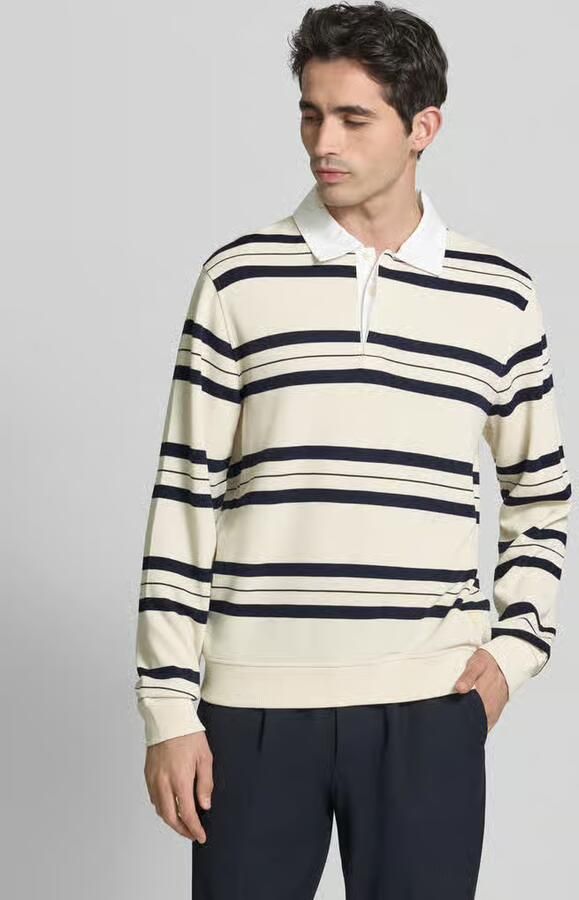 Guess Regular fit poloshirt met streepmotief - Foto 2