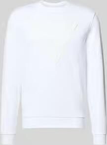 Guess regular fit sweatshirt met logodetail model 'Audley'