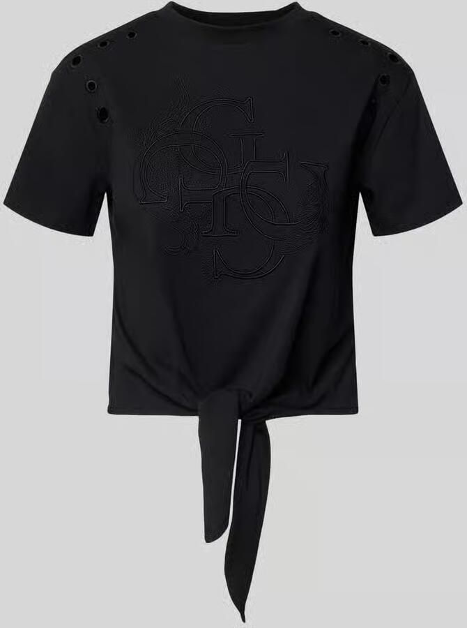 Guess T-shirt Korte Mouw T-shirt œillets femme Tone On Tone - Foto 2