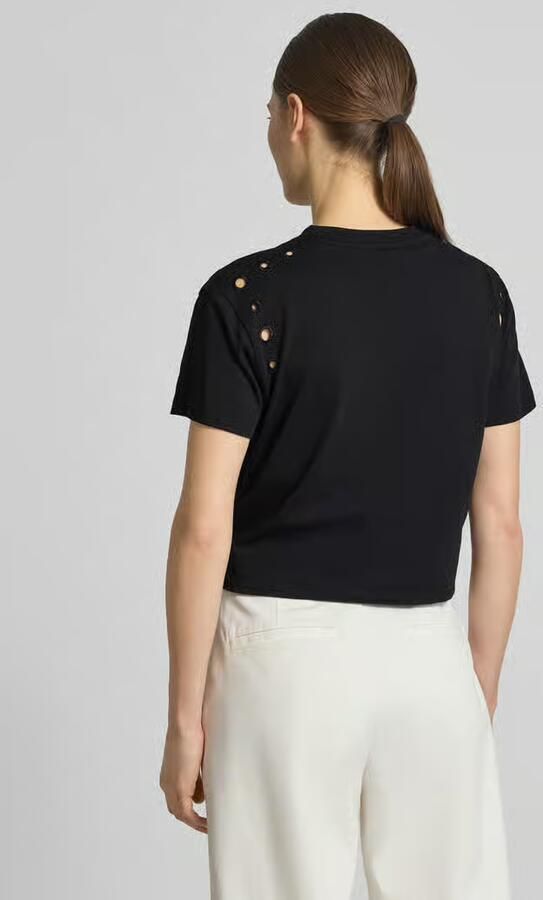 Guess Katoenen Kortemouw T-shirt Dames Collectie Black Dames - Foto 3
