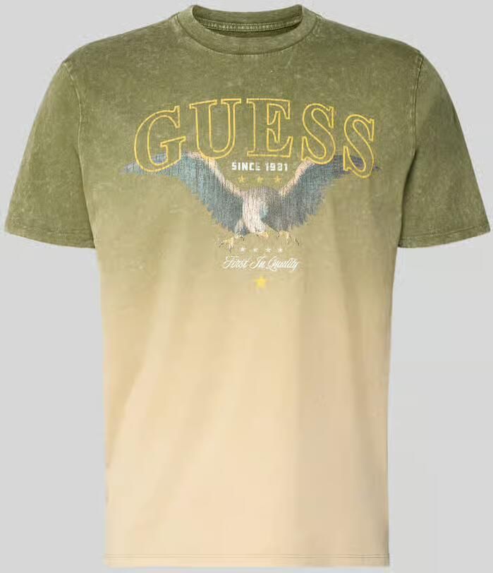 Guess Regular fit t-shirt van pure katoen model 'EAGLE SCOUT'