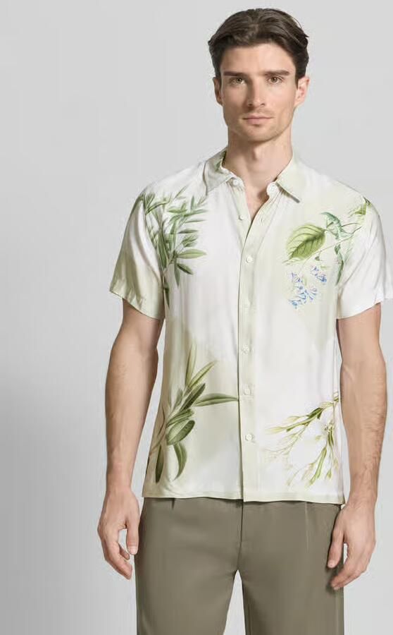 Guess regular fit vrijetijdsoverhemd van viscose - Foto 4