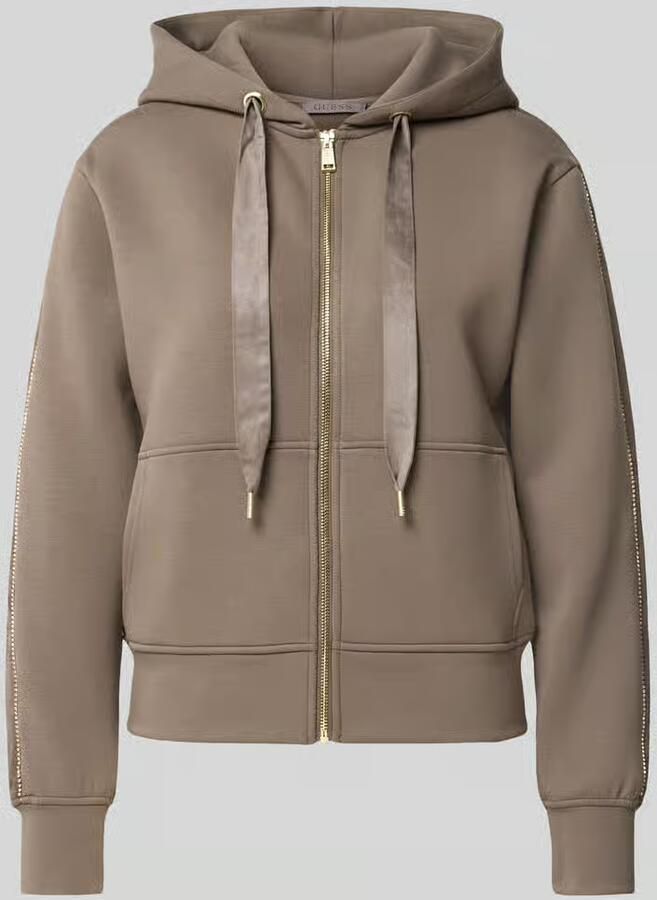 Guess relaxed fit sweatjack met viscose - Foto 2