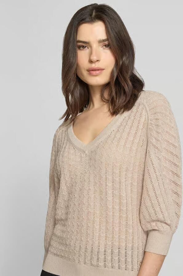 Guess relaxed fit sweatshirt van viscosemix model 'Rosalyn'