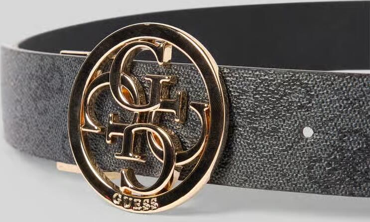 Guess Leren riem met all-over logomotief model 'NOELLE' - Foto 2