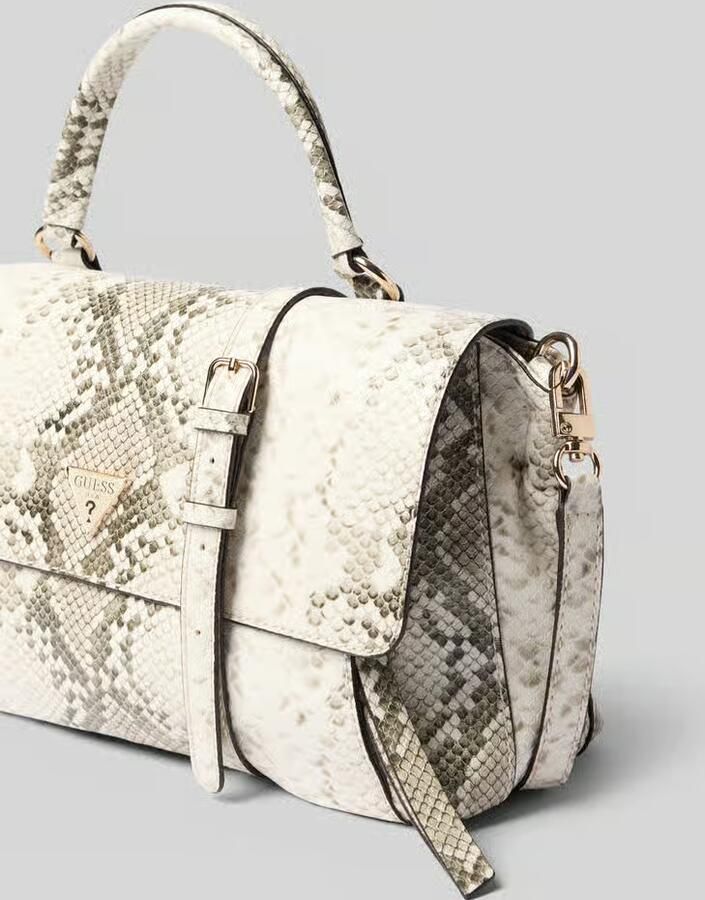 Guess Schoudertas in allover-slangen-look model 'Devon'