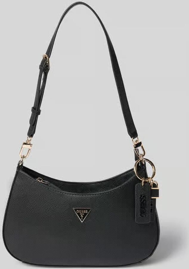 Guess Handtas met labelapplicaties model 'NOELLE II'