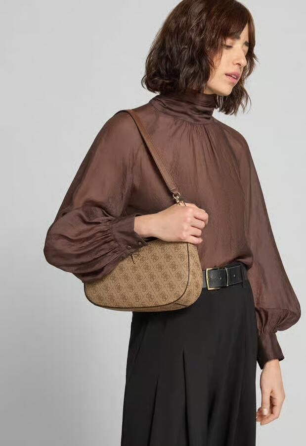 Guess Shoulder Bag met logodetail model 'Noelle' - Foto 3