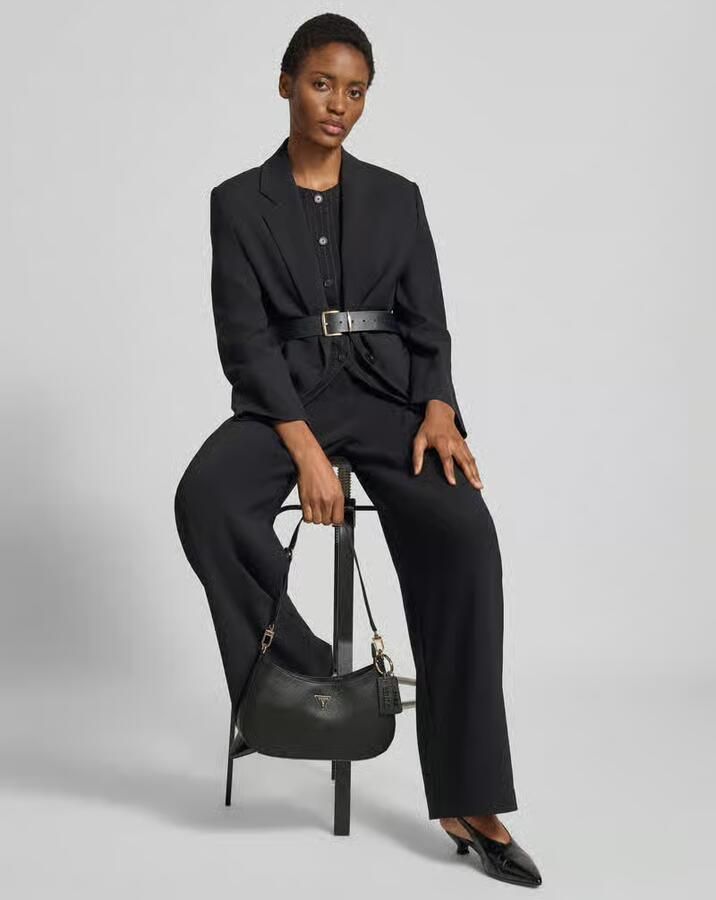 Guess Handtas met labelapplicaties model 'NOELLE II' - Foto 3
