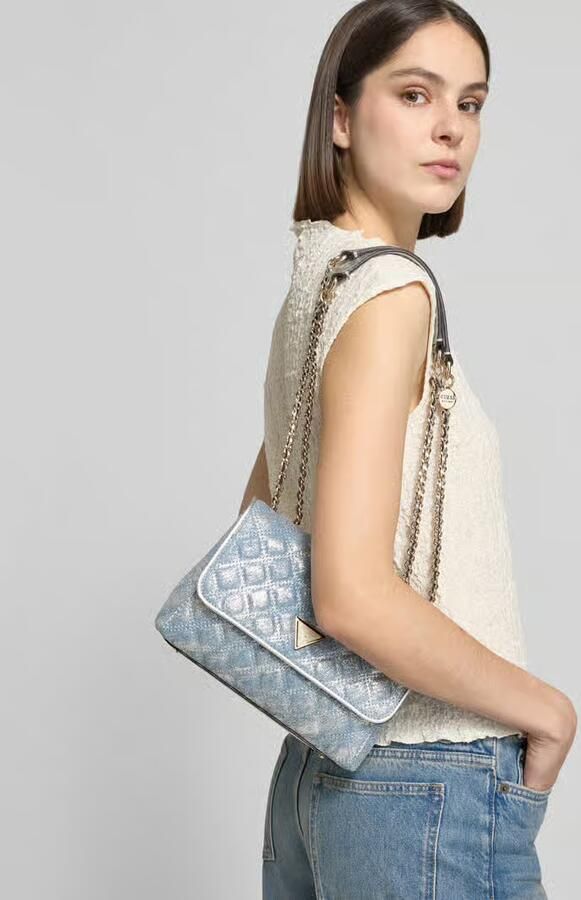 Guess Schoudertas in stiksels model 'GIULLY' - Foto 2