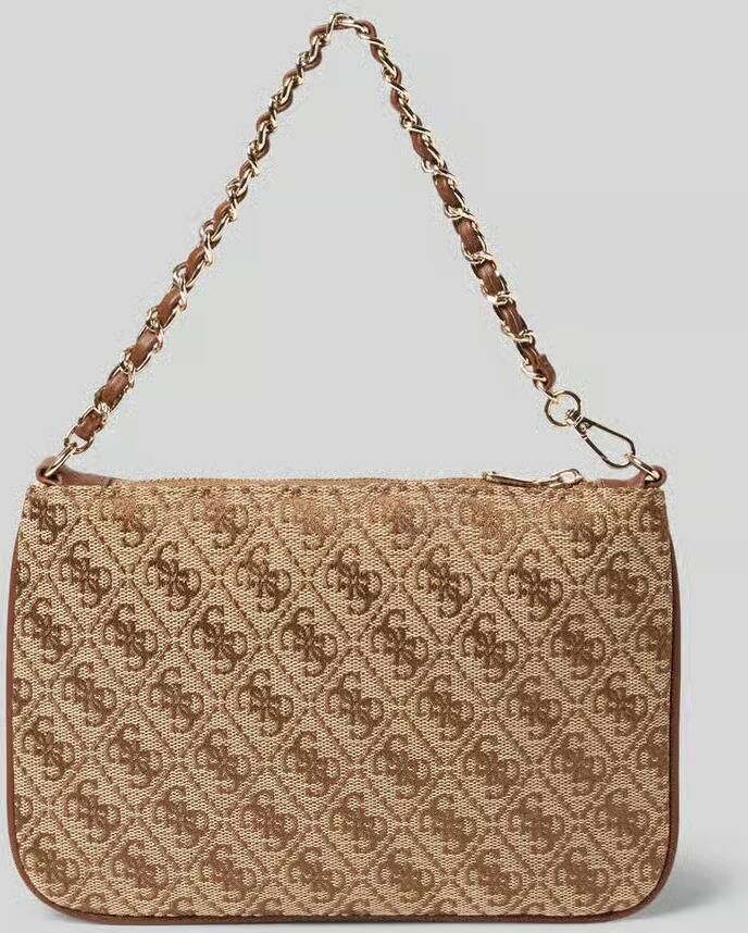 Guess Schoudertas met all-over merkstitchings