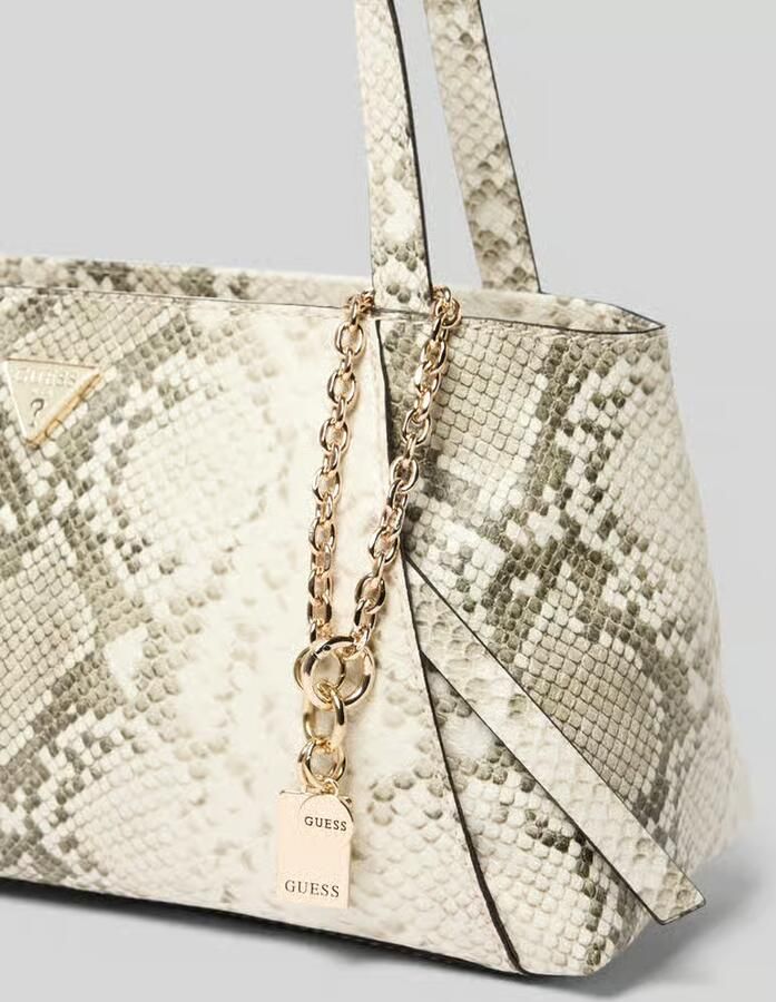 Guess Schoudertas met all-over slangenprint model 'Devon'