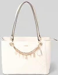 Guess schoudertas met kettingdetail model 'LIBBY NOEL TOTE'