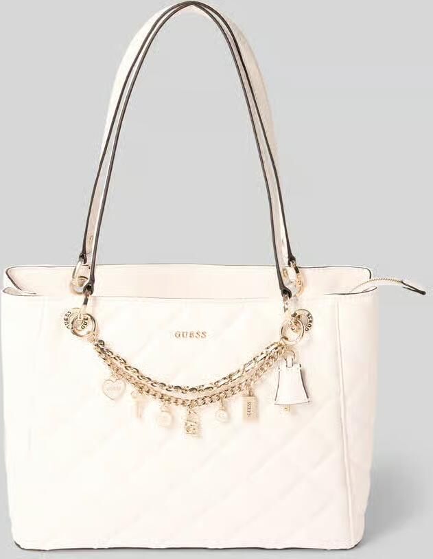 Guess schoudertas met kettingdetail model 'LIBBY NOEL TOTE' - Foto 2