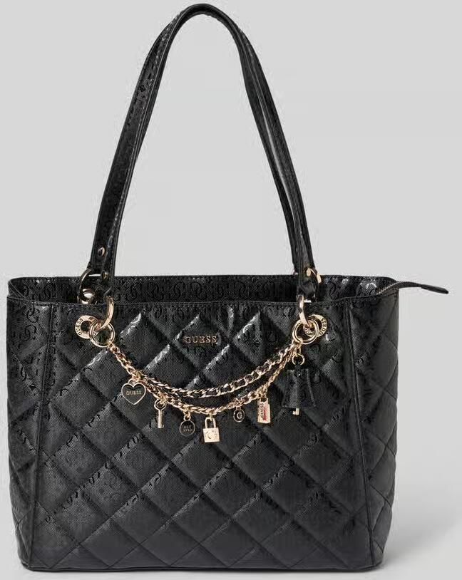 Guess schoudertas met kettingdetail model 'LIBBY NOEL TOTE' - Foto 2