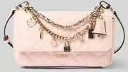 Guess schoudertas met labelapplicatie model 'LIBBY'