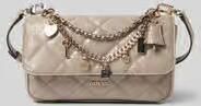 Guess schoudertas met labelapplicatie model 'LIBBY'