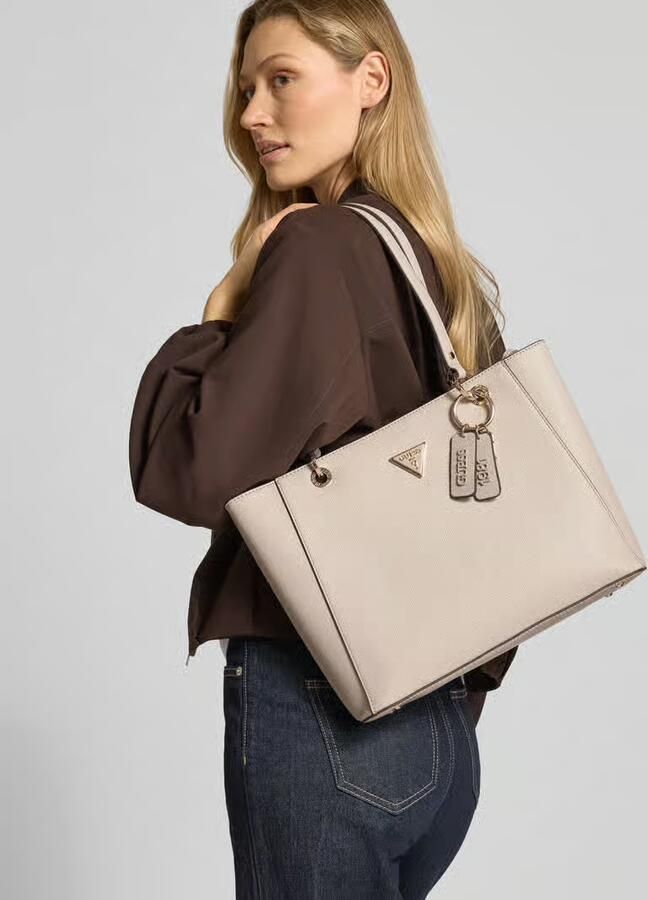 Guess schoudertas met labelapplicatie model 'NOELLE II' - Foto 4