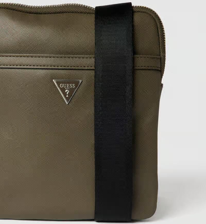 Guess Groene Heren Schoudertas Verstelbare Band Green Heren