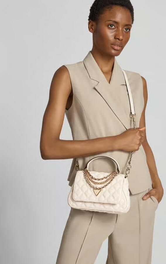 Guess Schoudertas met logodetail model 'Giully' - Foto 3
