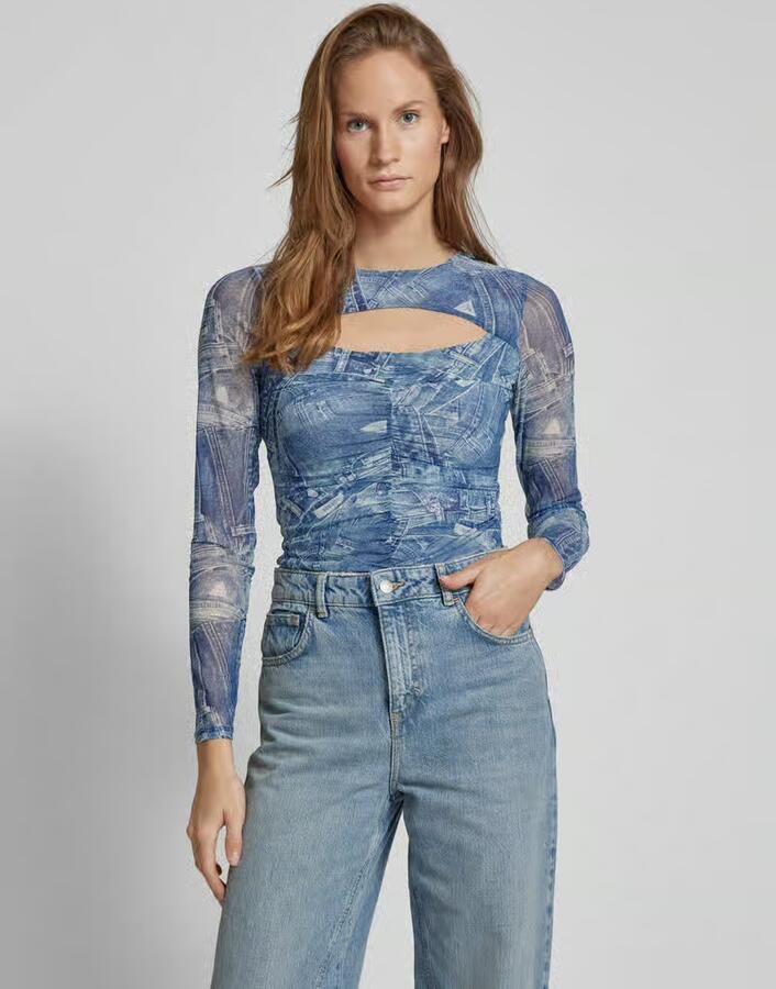 Guess Shirt met lange mouwen en cut-out model 'BRIENNA' - Foto 2