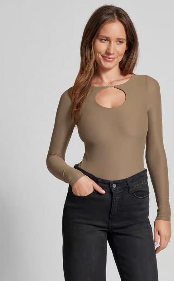 Guess Shirt met lange mouwen en druppelvormige hals model 'AMIRA' - Foto 2