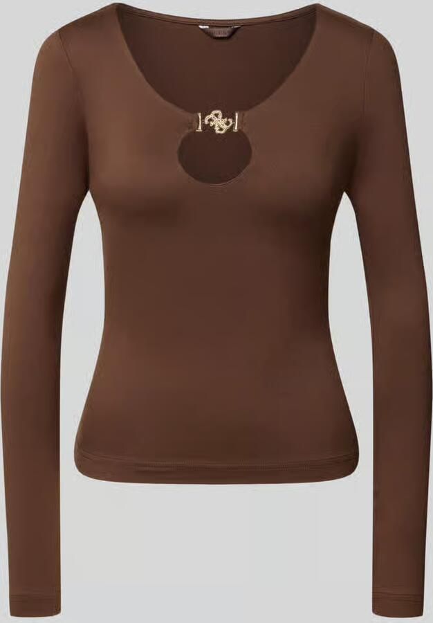 Guess Shirt met lange mouwen met cut-out model 'EVELYN'