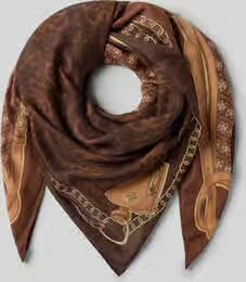 GUESS Sjaals Lindsey Printed Kefiah 120x120 Bruin - Foto 3