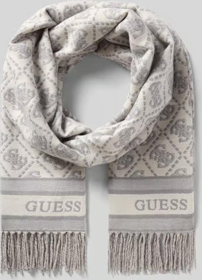 Guess Sjaal 65 X 190 Cm Jacquard Scarf