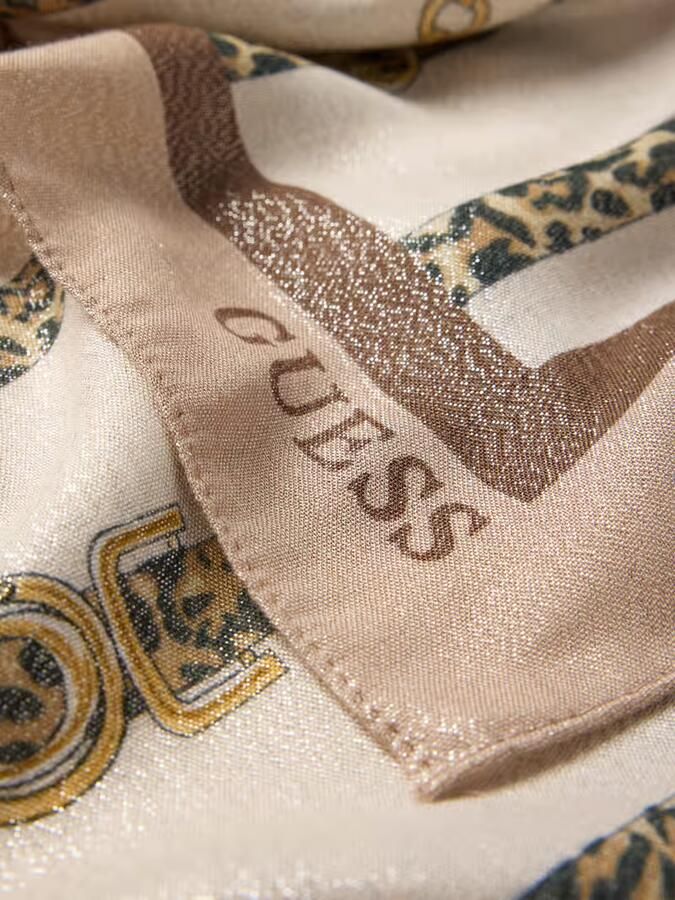 Guess Sjaal van viscosemix met logodetail