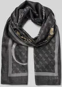 Guess Sjaal van viscosemix met logodetail