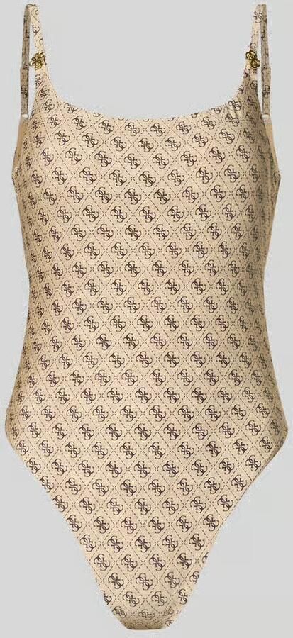 Guess slim fit badpak met all-over logoprint - Foto 2