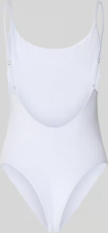 Guess Witte Rhinestone Driehoek Badpak White Dames - Foto 2