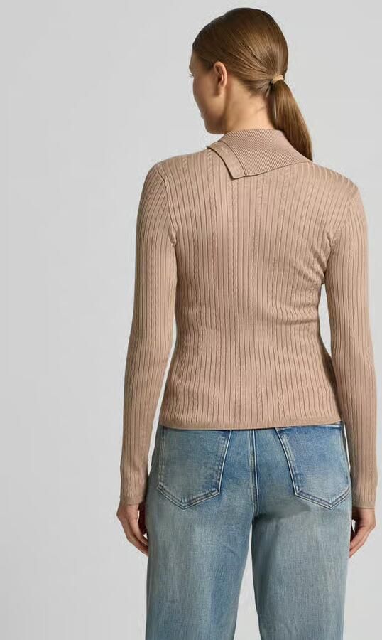 Guess Slim fit coltrui van viscosemix model 'Sicilla' - Foto 2