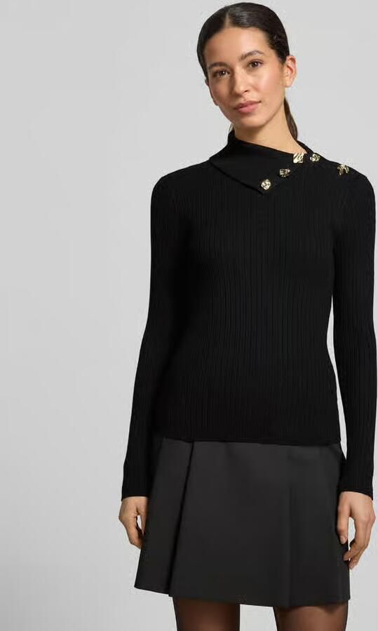Guess Slim fit coltrui van viscosemix model 'Sicilla' - Foto 3