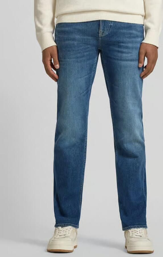 Guess Donkerblauwe Slim Fit Klassieke 5-Pocket Jeans Blue Heren - Foto 3