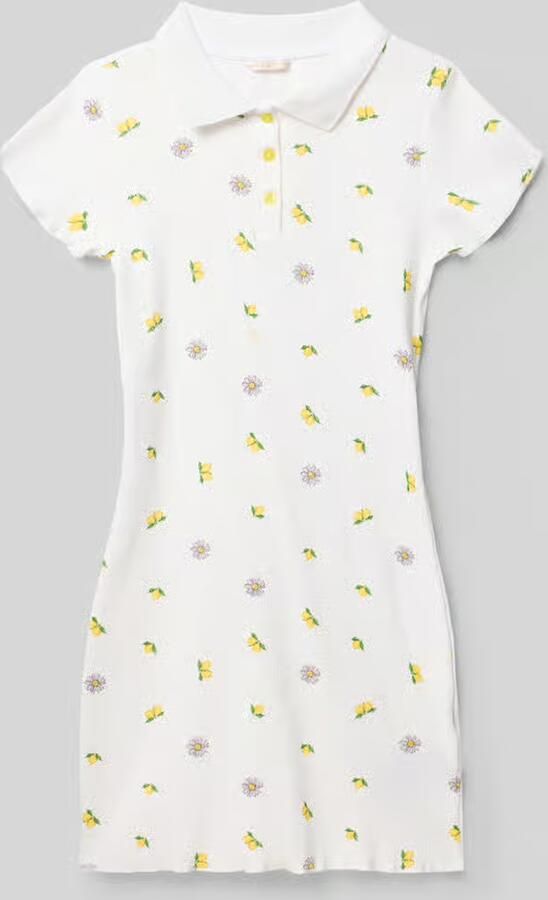 Guess slim fit jurk met polokraag - Foto 2
