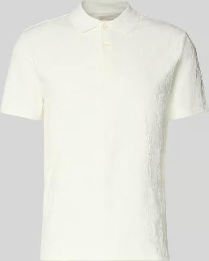 Guess Slim fit poloshirt in ton sur ton all-over look
