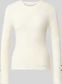 Guess slim fit shirt met lange mouwen van viscosemix model 'Ellie'