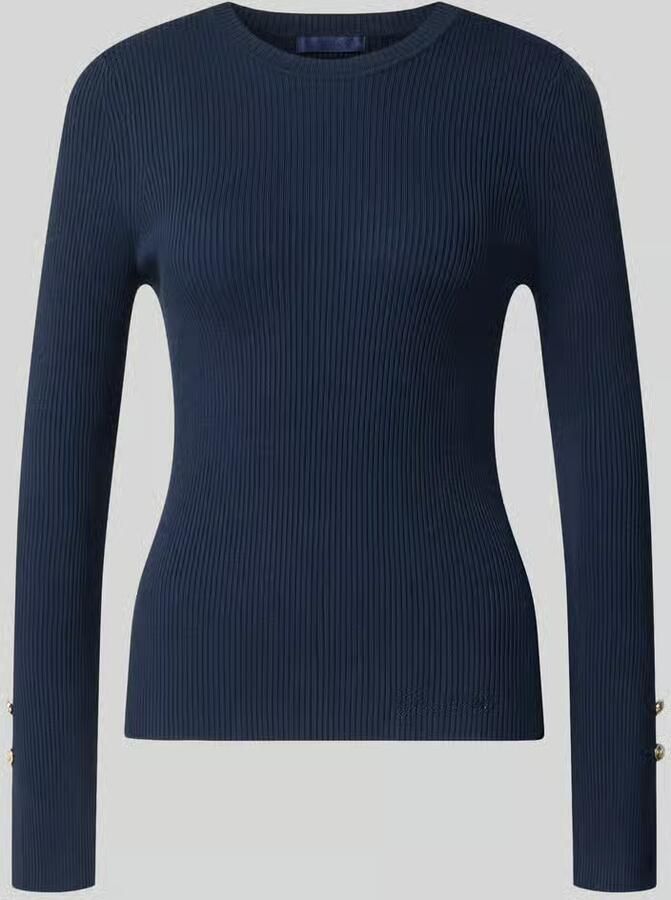 Guess slim fit shirt met lange mouwen van viscosemix model 'Ellie' - Foto 2