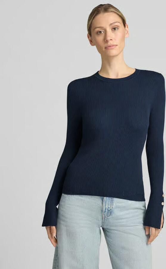 Guess slim fit shirt met lange mouwen van viscosemix model 'Ellie' - Foto 2