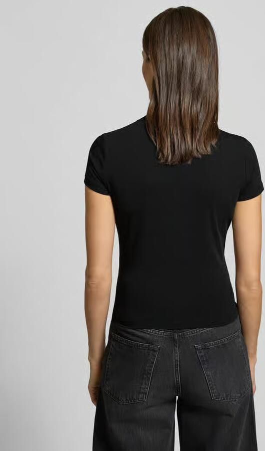 Guess T-shirt Korte Mouw SS MOCK NECK ALL OVER 4G TEE W4BI26 J1314 - Foto 3