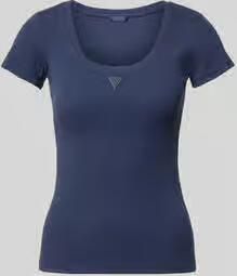 Guess slim fit T-shirt met logo-applicatie