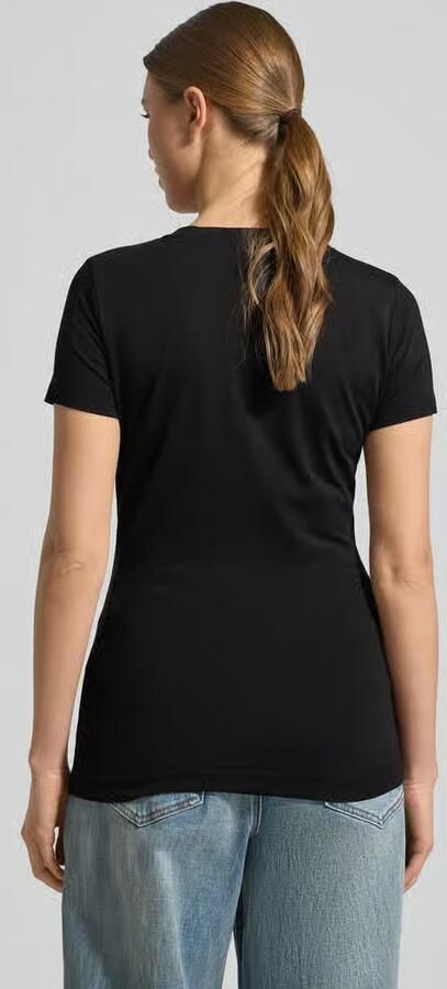 Guess Slim fit T-shirt met siersteentjes - Foto 4
